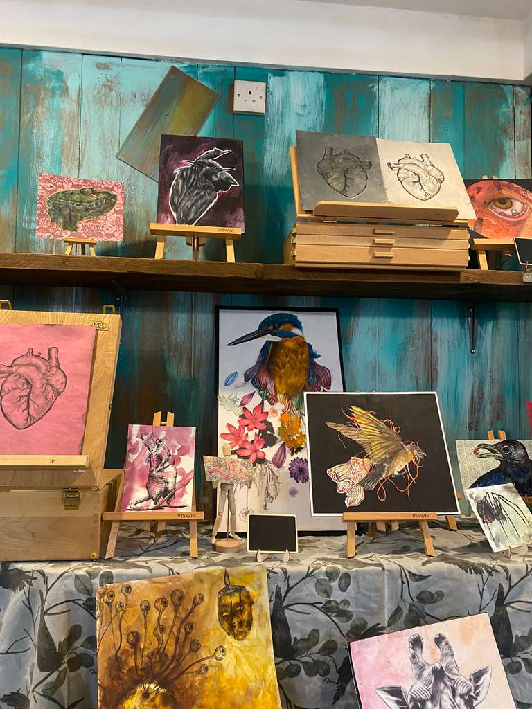 a seection of paintings by Lizzie Rutland